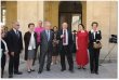 Inauguration : Geneviève Bertrand (conseiller de Paris), Jean Tiberi (Maire du 5e arrondissement de Paris), Patrice Corre (Proviseur du Lycée Henri-IV), Brigitte Peltier (fondatrice du Salon), Lyne Cohen-Solal (adjointe au Maire de Paris)